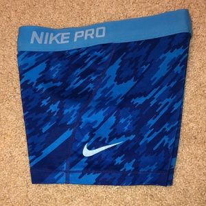 Blue Nike spandex